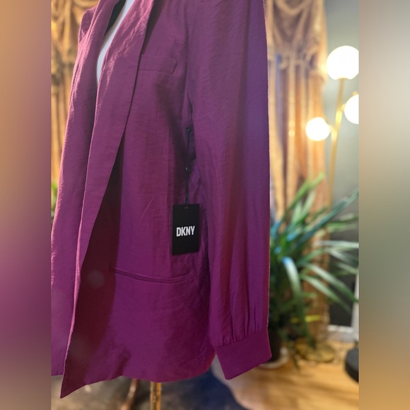 DKNY Sports Coat/Rain Jacket Blazer sz L - Picture 2 of 5